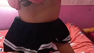 I was doing tik tok alone in my room but got hot and masturbated really good