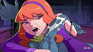 Who is getting the mystery bang in this orgy?