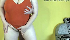 Cheating wife with big boobs got impregnated by my cum in her hairy pussy