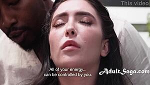 Yoga Slut Fucked Hard by Black Instructor in Class Chaos!