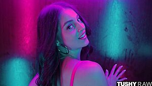 i'm the sexy brunette getting my tight ass stretched out in tushyraw