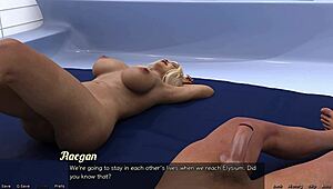 Stranded astronaut faces rejection from attractive doctor