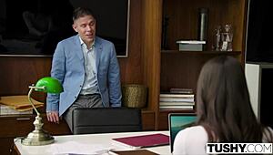 tushy anal-loving student seduces professor for wild fun! 😈