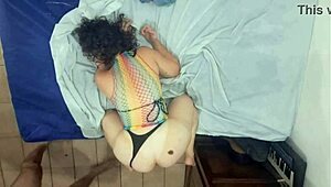 I moan as my hourglass amateur girlfriend rides my cock doggystyle