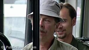 I made this cool video of public bus sex. It’s raw and outdoor fun!