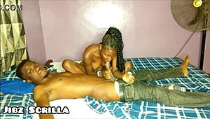 Suck my natural boobs before I ride your big black cock