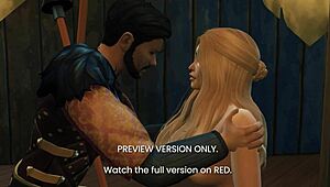 The mighty viking embarks on a naughty 3d hentai adventure in this preview.