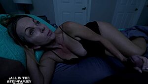 OMG, stepson scared of thunder gets over it by banging curvy stepmother... wild, right? 😱