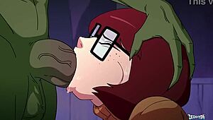 Who is getting the mystery bang in this orgy?