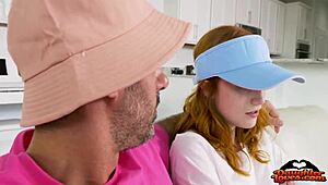 Ginger girls Amber Stark Scarlet Skies intensely oblige old promise