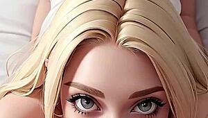 Secretly Sucking Stepdad's Big Cock in Spanish Hentai