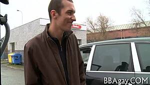 homosexual dude delivers intense anal licking in naughty game contest