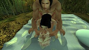 Home on the Range with Outdoor Orgy