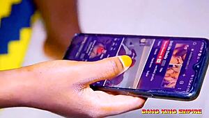 african naughty girlfriend visits for my big fat cock - slow sex and cum