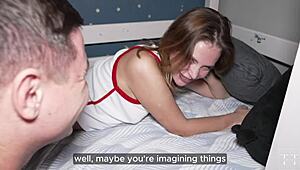 stepsister wants me to fuck her keeps peeking 😏