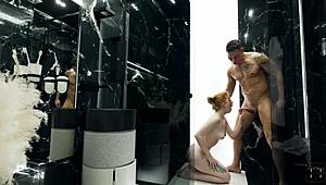 Hey, my stepsister always wants to screw in the shower