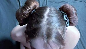 POV Perfect Goth Girlfriend Kneels, Sucks Cock, Ruins Makeup with Massive Facial