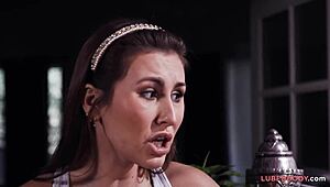 Stepmom and Newbie Fight Over BBC in Wild Massage!