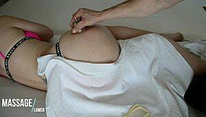 Steamy European amateur's hot ass gets a sensual vacuum massage
