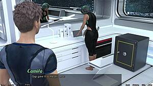 i'm stranded in space, taking one step at a time in this curvy femdom adventure