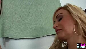 sexymomma - lesbian stepmom dives deep orally with teenie in 69