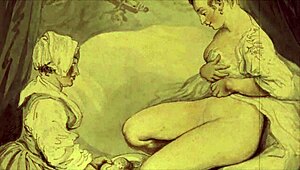 Vintage erotic drawings with classic charm