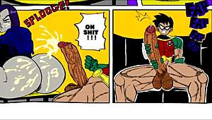 I find relief in Teen Titans with monster cocks by Doompypomp