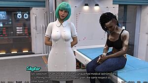 Stranded astronaut faces rejection from attractive doctor