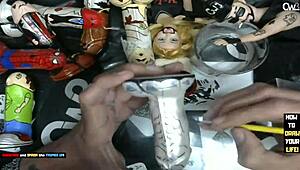 time to finish painting little grey alien with dildo