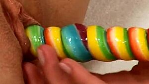 Hot beauties with tight pussies playing in 69 position