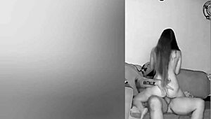 bella booty rides my cock wildly across every room