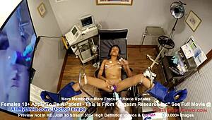 Miss Mars lets Doctor Tampa explore her body for orgasm research at GirlsGoneGynoCom.