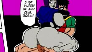 I find relief in Teen Titans with monster cocks by Doompypomp