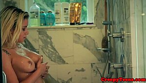 that cute 19yo tattooed babe got fucked hard by a horny stalker in rough domination