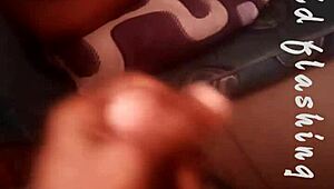 Whytehawk Delivers Intense Quick Creampie to Ebony Maid from Behind.