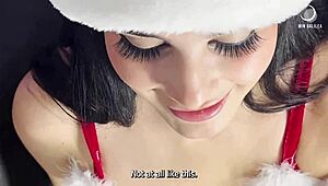 Yenifer Chacon Pounds Min Galilea With Strapon In Christmas Cosplay