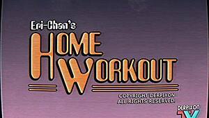 eri-chans home workout by derpixon
