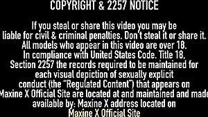 Maxine X Handles Both Fuck Holes in Solo Lingerie Clip