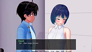 complete gameplay unfolds as hs tutor handles monster cock in cowgirl cumshot