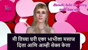 I massaged bhabhi at home and fucked her.