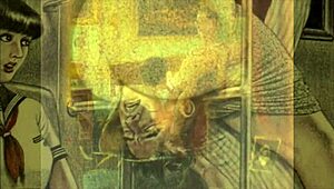 Vintage Retro Anime Cartoon Drawings From Antique Hentai Illustrations