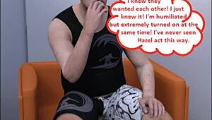 3d comic hotwife, wanna see me cuckold my husband with trainer?