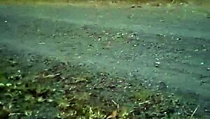 Latina Shows Big Tits And Pussy Outdoors