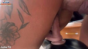 Anal Chronicles! Dildo Deep in Pussy While Farting Out Anal Creampie. What a Huge Fetish Mess!