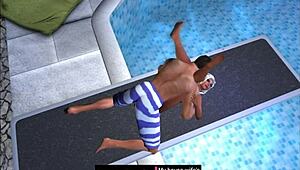 Taken At Public Swimming Pool Jumping Board