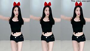 Chinese girl dances despite being sick