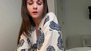 stepmother caught cumming in bedroom by stepson