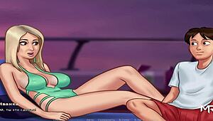 summertimesaga, wow, can you handle this hot hentai blowjob on a yacht?