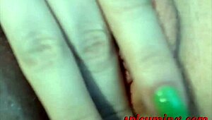 Teen Brunette Reveals Her Perfect Little 18+ Pussy In Close-Up Webcam Show