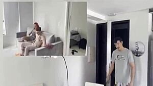 Husband almost catches wife with brother in risky situation